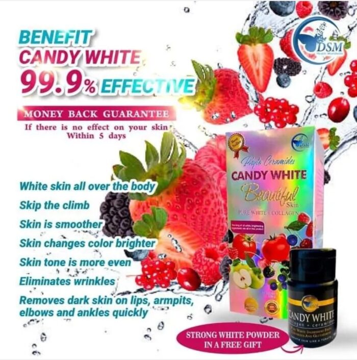 PHYTO CERAMIDES CANDY WHITE GLUTATHION COLLAGÈNE BLANCHISSANTE POUDRE PUR océan d eclat de teint (Copie) – Image 4